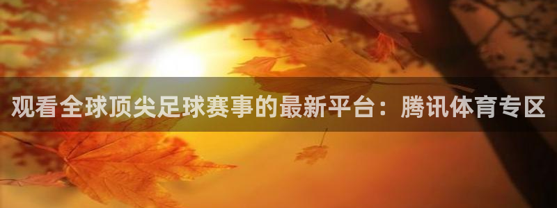  观看全球顶尖足球赛事的最新平台：腾讯体育专区